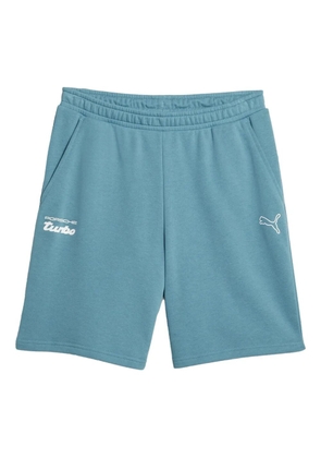 PUMA x Porsche Legacy logo-print track shorts - Blue