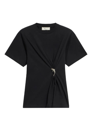 Blumarine dolphin-detail T-shirt - Black