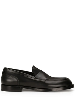Dolce & Gabbana calfskin leather loafers - Black