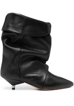 ISABEL MARANT Edrik 45mm folded ankle boots - Black