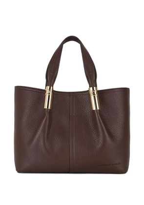 Elisabetta Franchi medium logo-detail tote bag - Brown