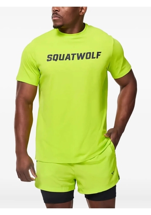 SQUATWOLF Wordmark regular T-shirt - Yellow