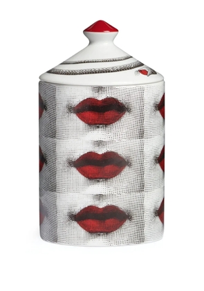 Fornasetti Se Poi Bocche Decor 'Frutto Proibito' candle (310g) - White