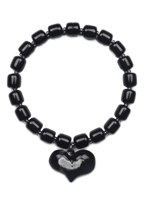 JULIETTA Amore heart-charm necklace - Black