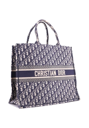 Christian Dior Pre-Owned Book Oblique Canvas Large tote bag - Blue