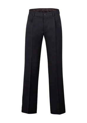 Moorer silk pleated trousers - Black