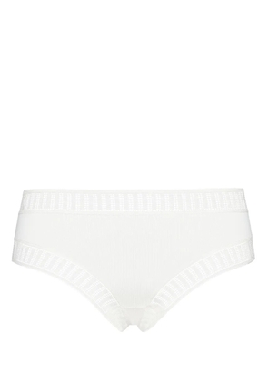 ERES Gabby Graphic tanga briefs - White
