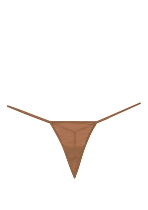 Maison Close Les Invisibles Micro thong - Brown