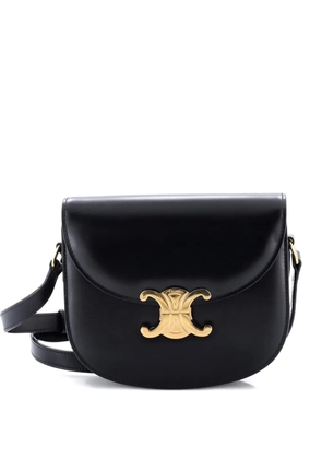 Celine Pre-Owned Triomphe Besace Clea Flap Bag Leather shoulder bag - Black