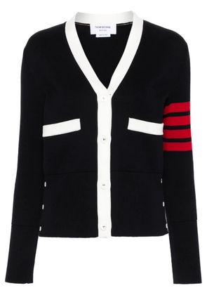 Thom Browne V-neck cotton cardigan - Blue