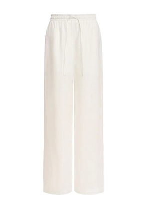12 STOREEZ drawstring linen trousers - White