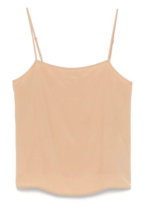 Fabiana Filippi crepe de chine top - Brown