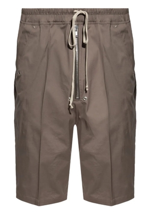 Rick Owens stretch-cotton bermuda shorts - Brown