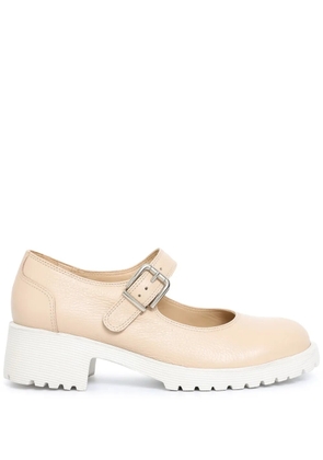 Sarah Chofakian Esmerie leather loafers - Neutrals