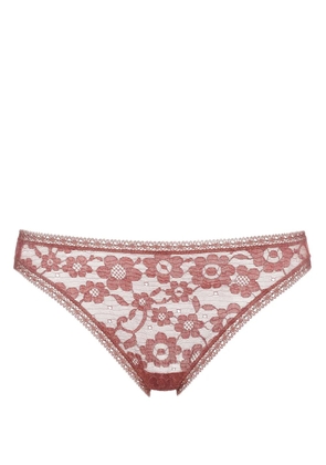 ERES Savante lace briefs - Brown