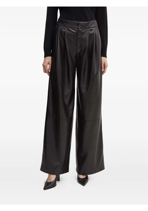 BOSS pleated-front trousers - Black
