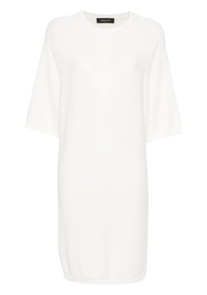 Fabiana Filippi sequinned sweater dress - White
