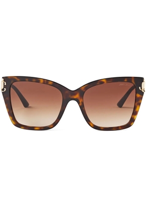 Jimmy Choo Eyewear Kira square-frame sunglasses - Brown
