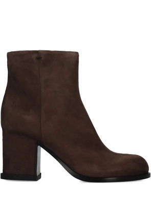 Premiata 70mm block-heel ankle boots - Brown