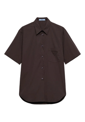 Prada poplin shirt - Brown