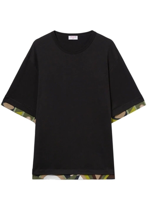 PUCCI Iride-print cotton T-shirt - Black