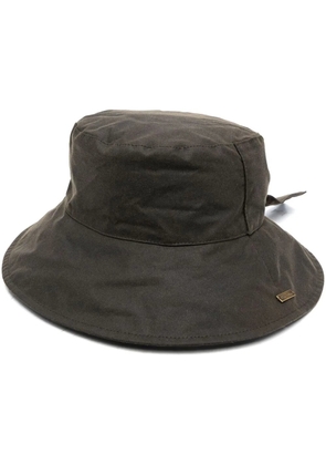 Barbour cotton tie-fastening bucket-hat - Green