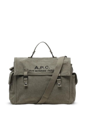 A.P.C. Recuperation messenger bag - Green