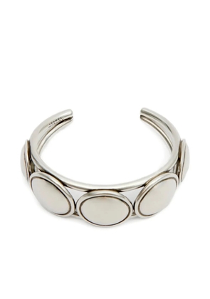 ISABEL MARANT Ned engraved-logo bracelet - Silver