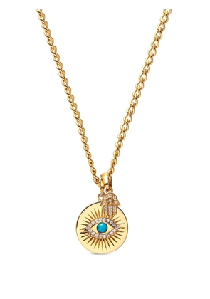 Nialaya Jewelry Skyfall Evil Eye pendant necklace - Gold