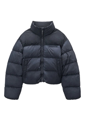 Alexander Wang cropped puffer jacket - Black