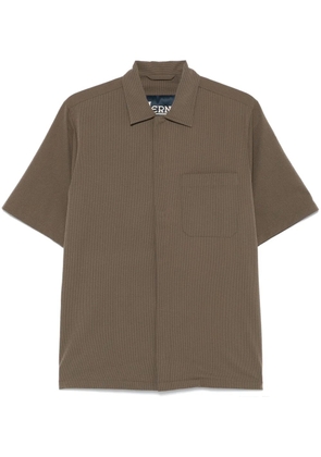 Herno seer-crease shirt - Green
