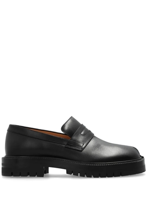 Maison Margiela Tabi leather loafers - Black