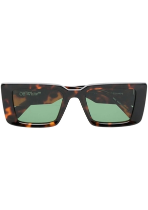 Off-White Eyewear Savannah oversized-frame sunglasses - Brown