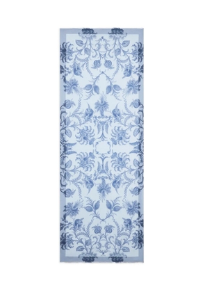 ETRO floral-print scarf - Blue