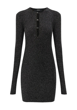 AMIRI keyhole long-sleeve mini dress - Black