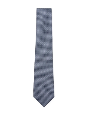 Ferragamo patterned tie - Blue