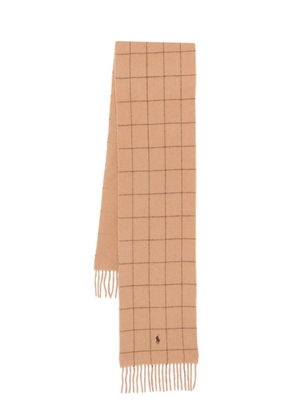 Polo Ralph Lauren checked scarf - Brown