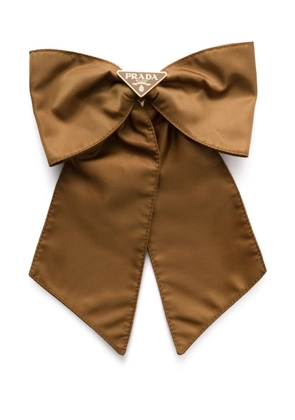 Prada Re-Nylon hair clip - Brown