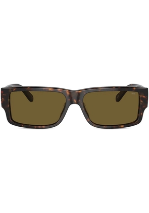 Diesel 0DL2003 rectangle-frame sunglasses - Brown