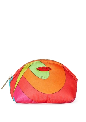 PUCCI Iride-print beauty case - Red