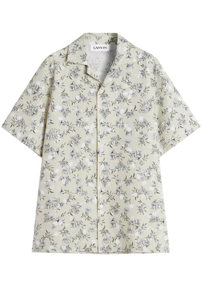 Lanvin floral-print shirt - Neutrals