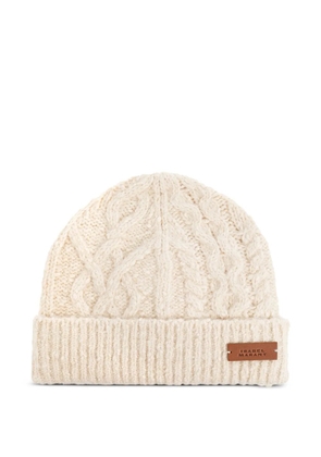 ISABEL MARANT cable-knit beanie hat - Neutrals