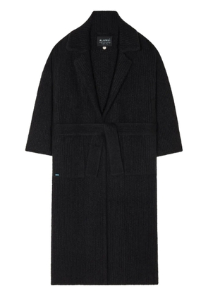 Alanui knitted robe coat - Black