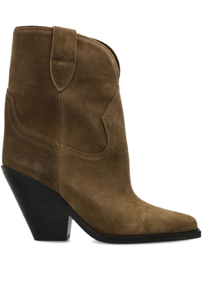 ISABEL MARANT Leyane pointed western pumps - Green