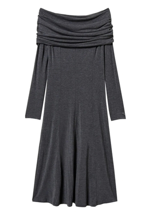 TWINSET off-shoulder midi dress - Grey