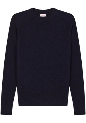 FURSAC waffle-knit wool jumper - Blue