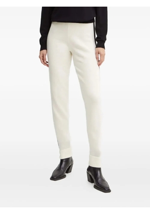 TWINSET lace-detail cuffed trousers - Neutrals