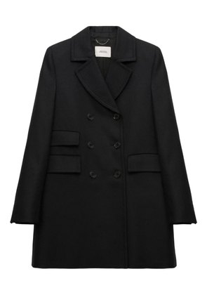 Dorothee Schumacher double-breasted felted coat - Black
