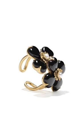 Goossens Toi & Moi Clover gold-plated ring