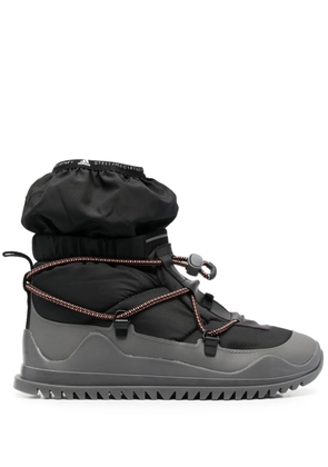 adidas by Stella McCartney logo-print drawstring boots - Black